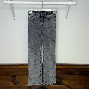 Amazon Sidefeel Black‎ Flare Jeans w/ Split Hem- Small